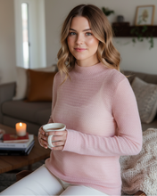 Load image into Gallery viewer, Sheer Mohair-Blend Knit Sweater