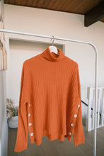 Load image into Gallery viewer, Ribbed Wool Oversized Turtleneck Sweater