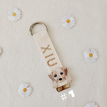 Load image into Gallery viewer, Personalized Name Tag | key chain - PUPPY