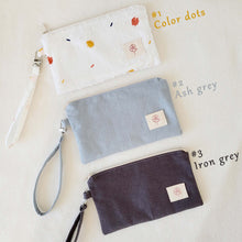 Load image into Gallery viewer, Wristlet zipper pouch