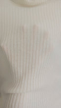 Load image into Gallery viewer, Fitted Cashmere Knit Pullover
