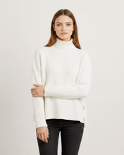Load image into Gallery viewer, Ribbed Wool Oversized Turtleneck Sweater
