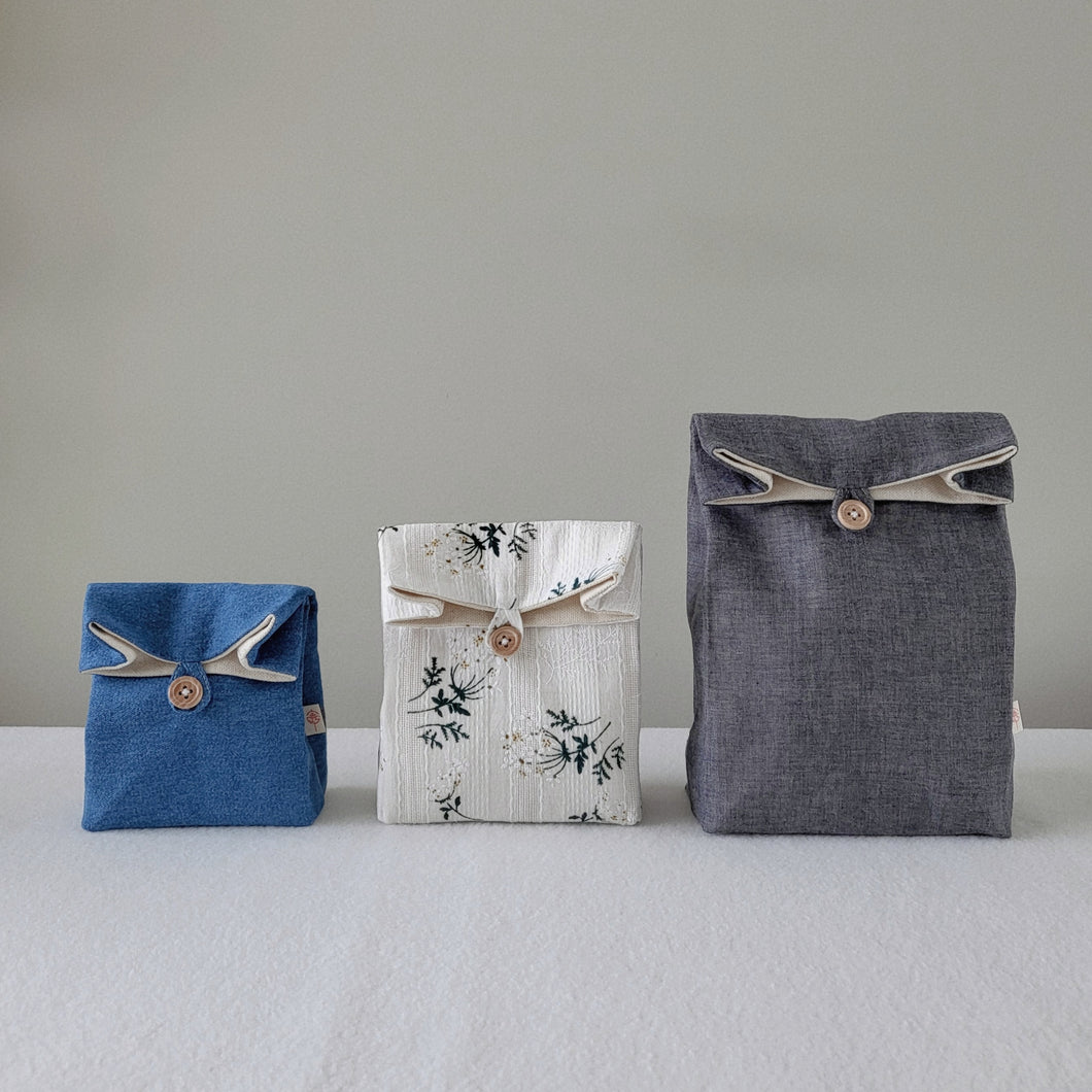Foldover storage bag