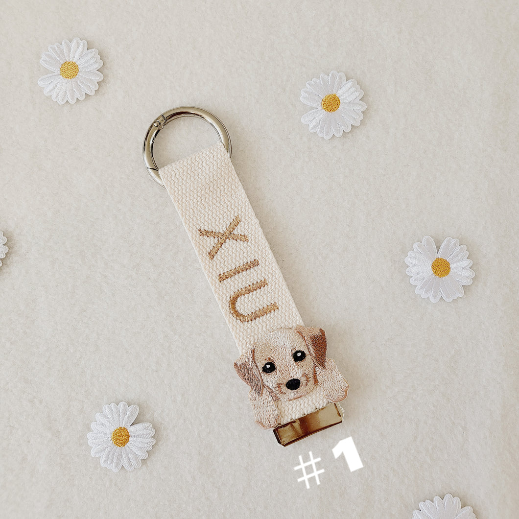 Personalized Name Tag | key chain - PUPPY