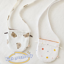 Load image into Gallery viewer, Kids Crossbody Round drawsting pouch
